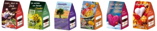 Konfitüre in Geschenkverpackung