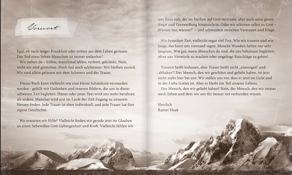 Trauer-Vorwort