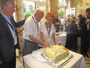 Cutting the cake